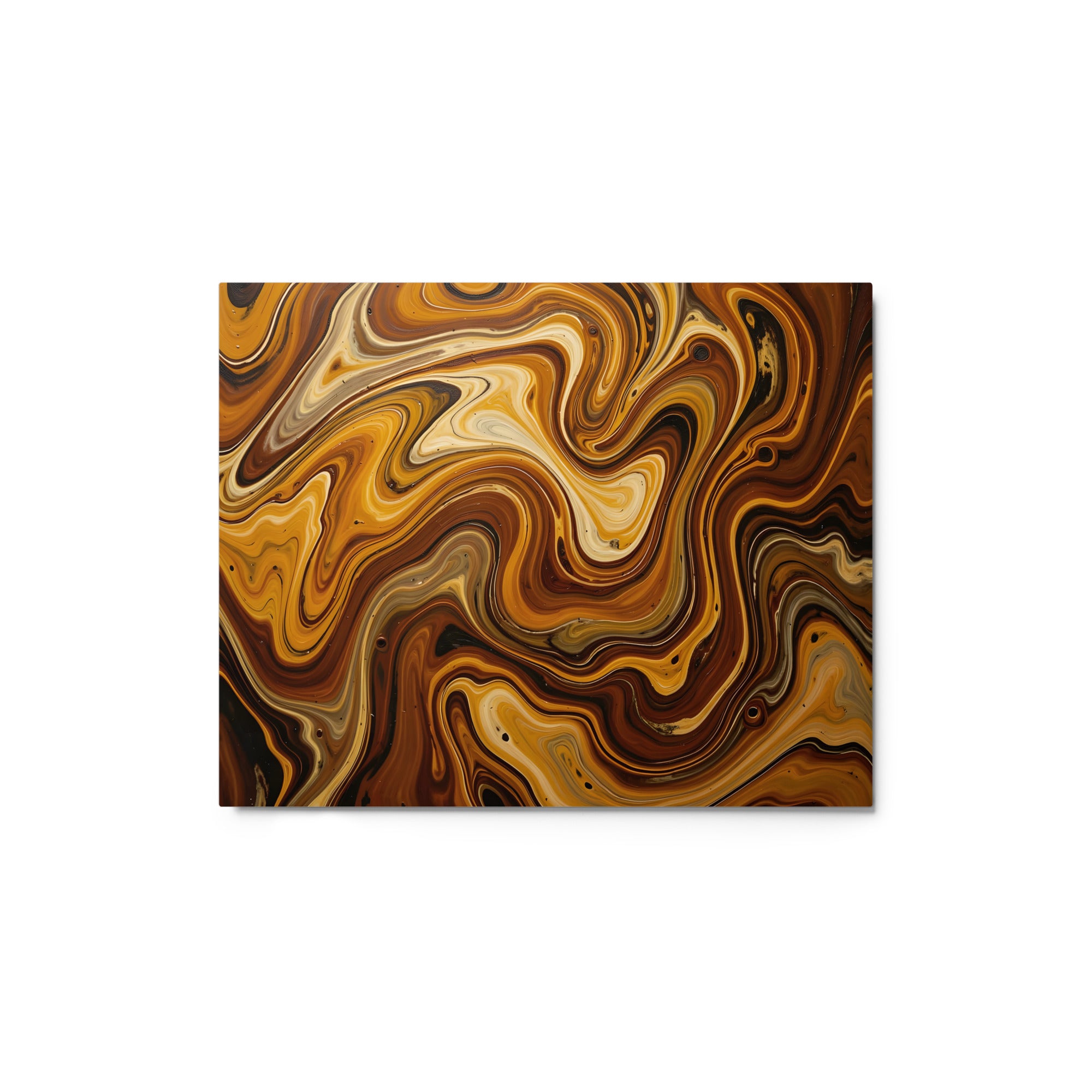 Molten Earth wall art product image as a metal print in 11 x 14 inch universal size