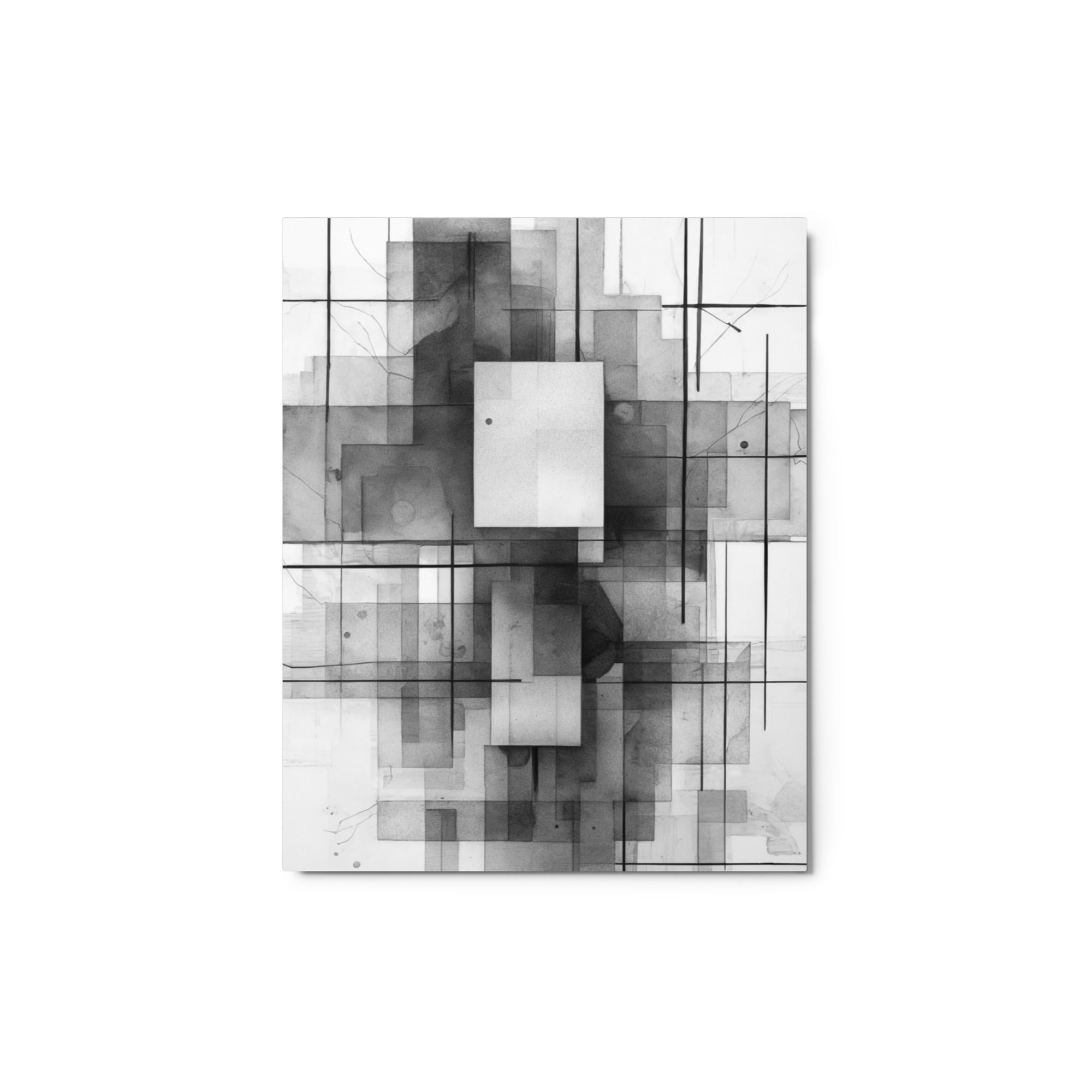 Late wall art product image as a metal print in 11 x 14 inch universal size