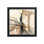 Border framed paper — Black, 10″×10″