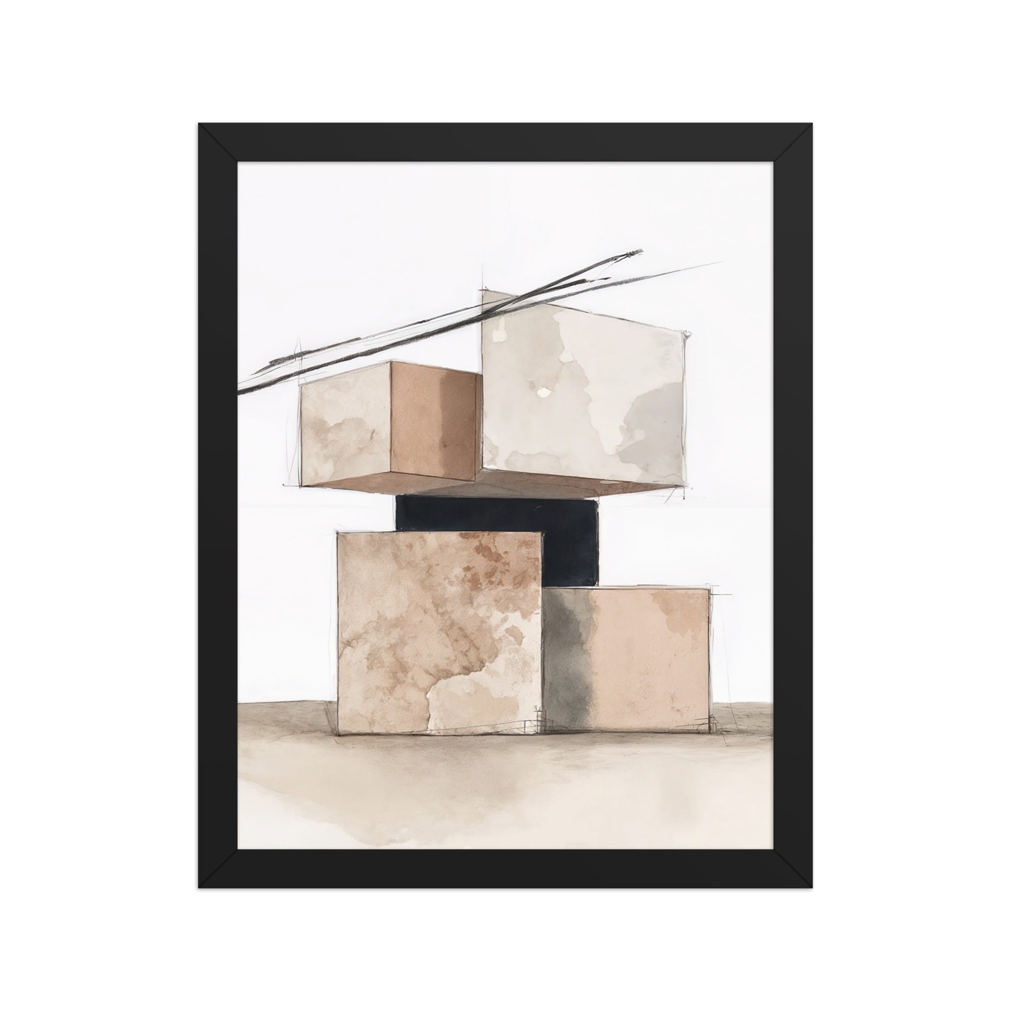 MB CANVAS ABSTRACT WALL ART PRODUCT MOCKUP