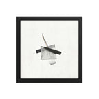 APEX framed paper gloss — Black, 12″×12″