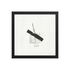 BASE framed paper gloss — Black, 12″×12″
