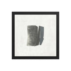 FOLD framed paper gloss — Black, 12″×12″