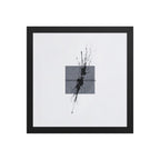GOLIATH framed paper gloss — Black, 12″×12″