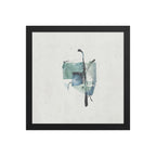 IDEA framed paper gloss — Black, 12″×12″