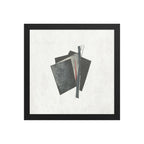 POINT framed paper gloss — Black, 12″×12″