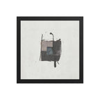 PRESS framed paper gloss — Black, 12″×12″