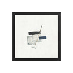 RELAY framed paper gloss — Black, 12″×12″