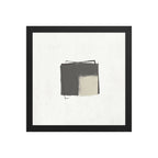 SOY framed paper gloss — Black, 12″×12″