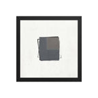 TUNA framed paper gloss — Black, 12″×12″
