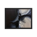 FUSION framed paper gloss — Black, 12″×16″
