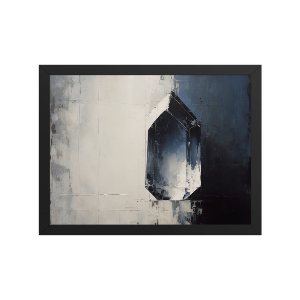 CHIP — Framed Paper, Black, 12×16