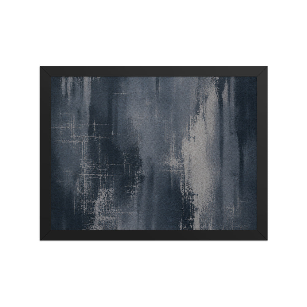 ETCH VI — Framed Paper, Black, 12×16