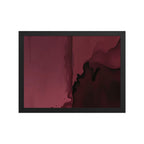 CARINENA — Framed Paper, Black, 12×16
