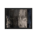 BARRIER — Framed Paper, Black, 12×16