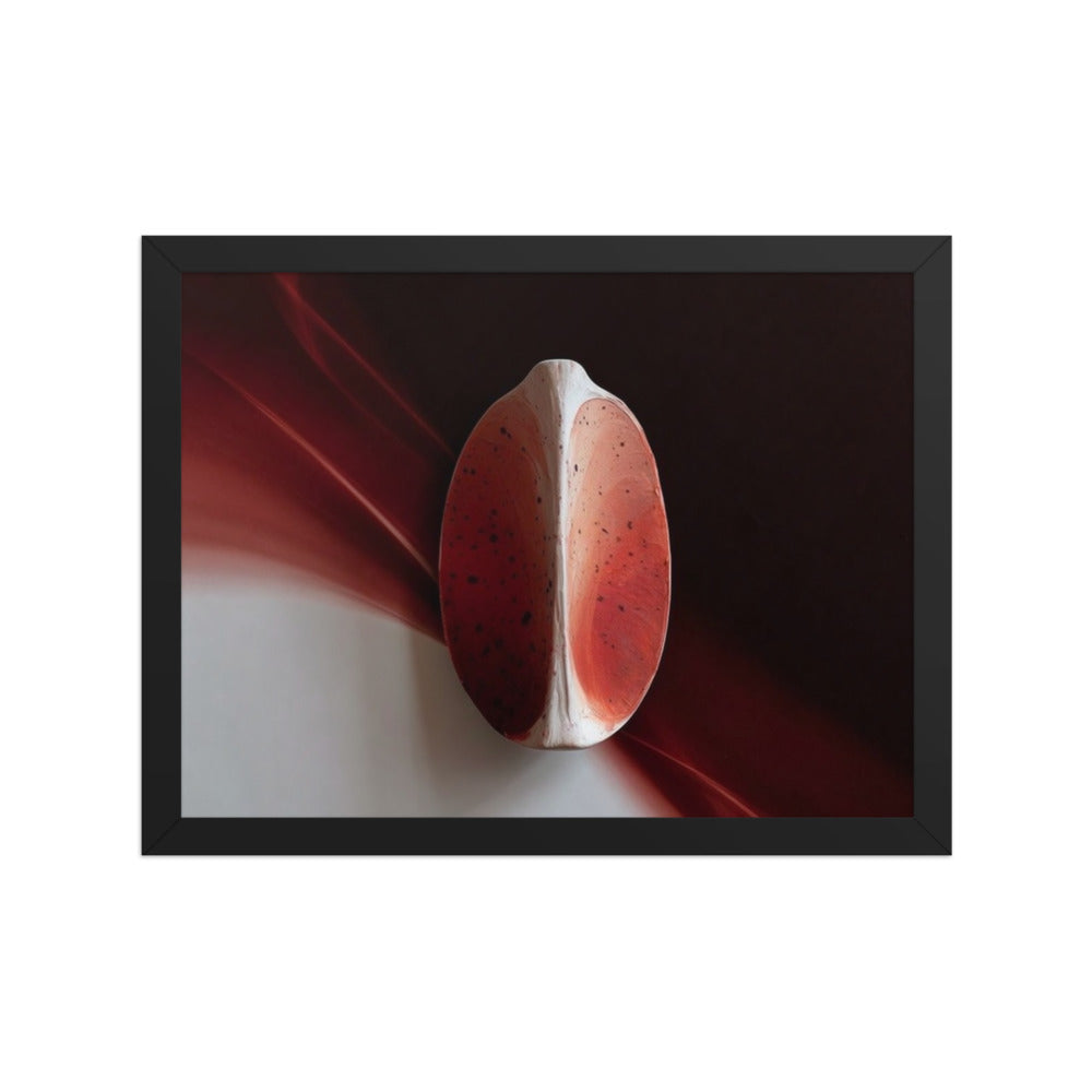 AMPHORA — Framed Paper, Black, 12×16