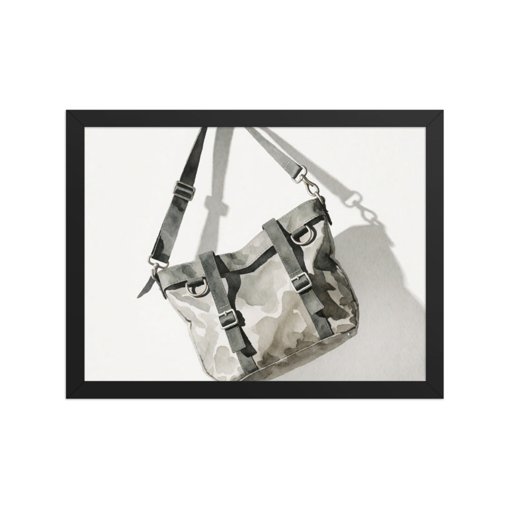 FERRULE — Framed Paper, Black, 12×16