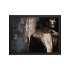 CORRIDOR — Framed Paper, Black, 12×16