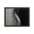 GRADIENT framed paper gloss — Black, 12″×16″