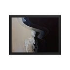 PASSIVATION framed paper gloss — Black, 12″×16″