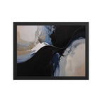 REDUCTION framed paper gloss — Black, 12″×16″