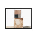 AGGREGATE framed paper gloss — Black, 12″×16″