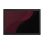 DAMASK — Framed Paper, Black, 12×18