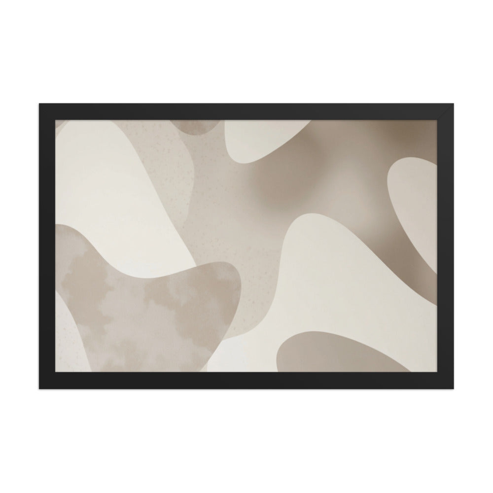 JACQUARD — Framed Paper, Black, 12×18