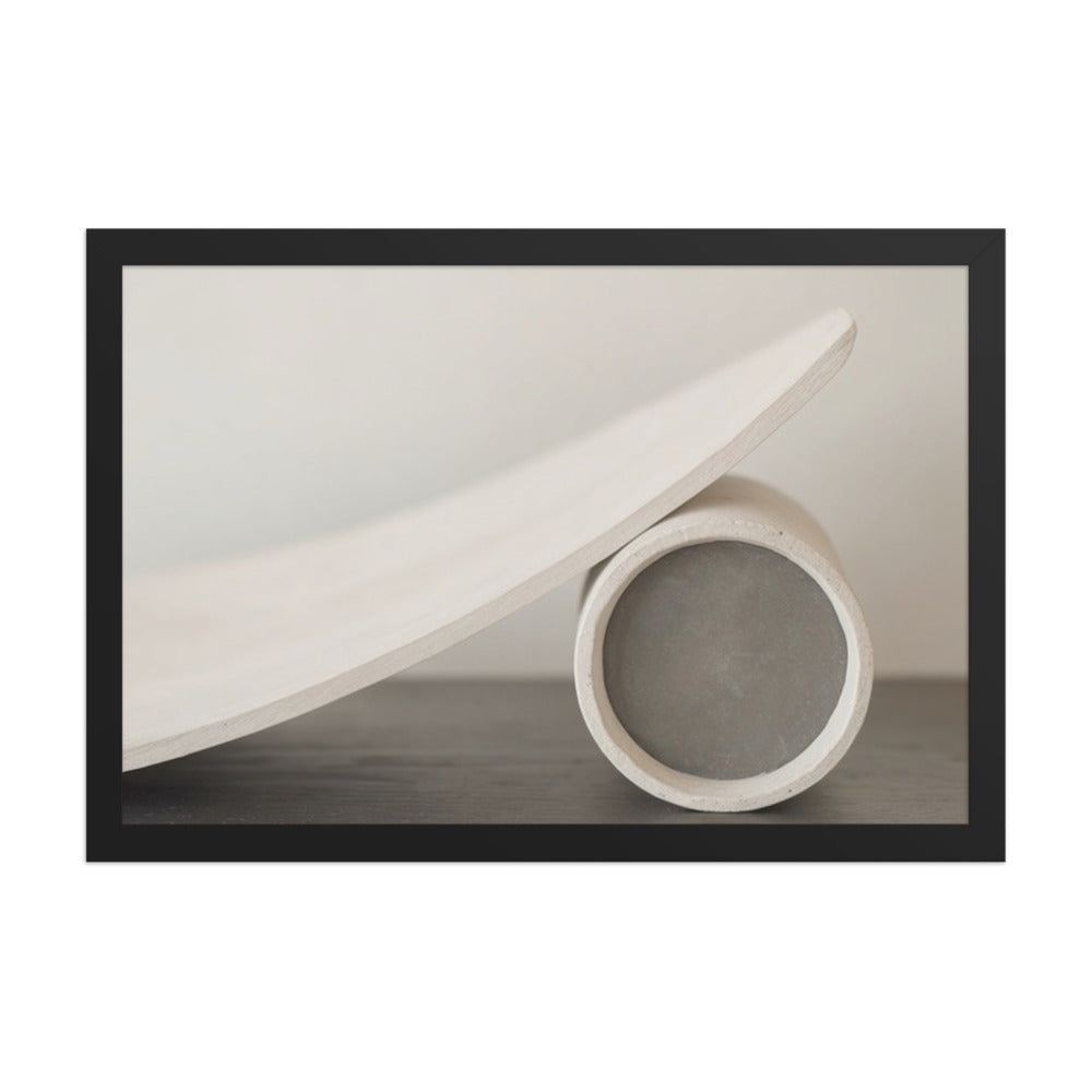 CAMFER — Framed Paper, Black, 12×18