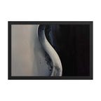 GRADIENT framed paper gloss — Black, 12″×18″