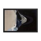 IONIZATION framed paper gloss — Black, 12″×18″