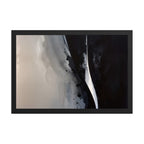 OXIDATION framed paper gloss — Black, 12″×18″