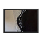 SUBLIMATION framed paper gloss — Black, 12″×18″