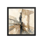 Border framed paper — Black, 14″×14″