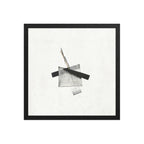 APEX framed paper gloss — Black, 16″×16″