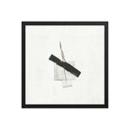 BASE framed paper gloss — Black, 16″×16″