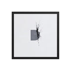 BEHEMOTH framed paper gloss — Black, 16″×16″