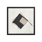 BENTO framed paper gloss — Black, 16″×16″