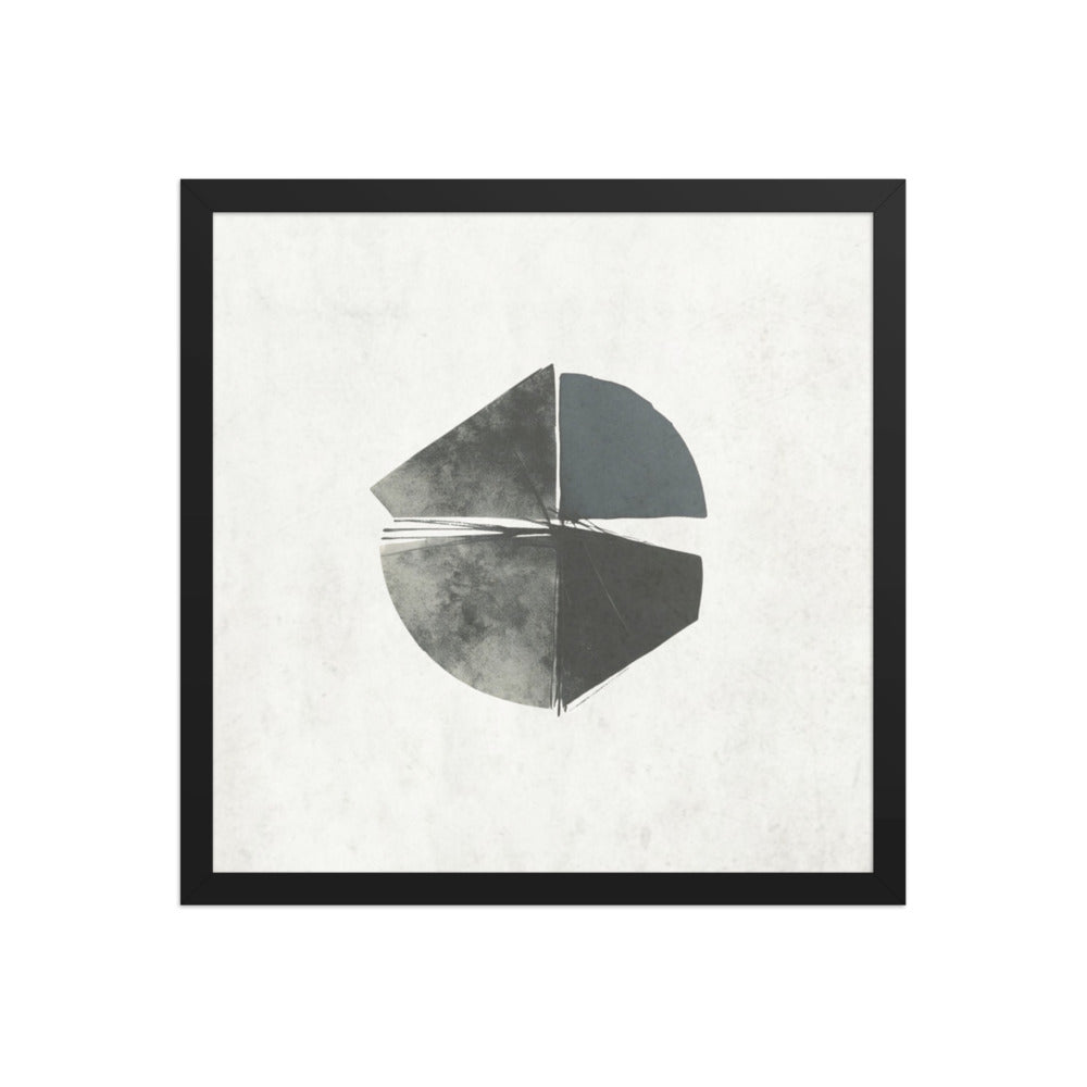 COVER framed paper gloss — Black, 16″×16″