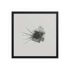 FALLOW framed paper gloss — Black, 16″×16″