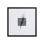 GOLIATH framed paper gloss — Black, 16″×16″