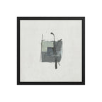 ICON framed paper gloss — Black, 16″×16″
