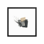 LOOM framed paper gloss — Black, 16″×16″
