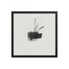 MALLOW framed paper gloss — Black, 16″×16″