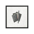 POINT framed paper gloss — Black, 16″×16″