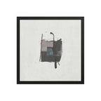 PRESS framed paper gloss — Black, 16″×16″