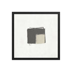 SOY framed paper gloss — Black, 16″×16″