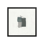 SUSHI framed paper gloss — Black, 16″×16″