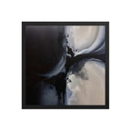 FUSION framed paper gloss — Black, 16″×16″