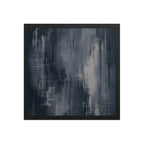 ETCH VI — Framed Paper, Black, 16×16